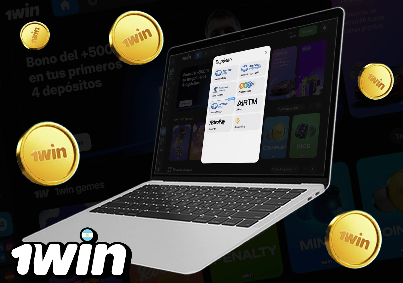 Depósitos y retiros para 1Win Argentina